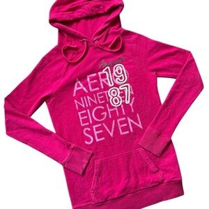 Aeropostale Hot Pink Hoodie Size Small